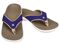 Spenco Yumi Men's Orthotic Flip Flops - Medieval Blue - Pair