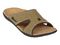 Spenco Kholo Women's Orthotic Slide Sandals - Straw /Java/Cork