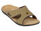 Spenco Kholo Men's Orthotic Slide Sandals - Straw / Java / Cork