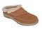 OrthoFeet Charlotte Women's Slippers - Brown - Angle Main