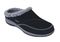 OrthoFeet Charlotte Women's Slippers - Black - Angle Main