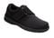 OrthoFeet Bismarck Stretch Men's Casual Stretch - Black - Angle Main