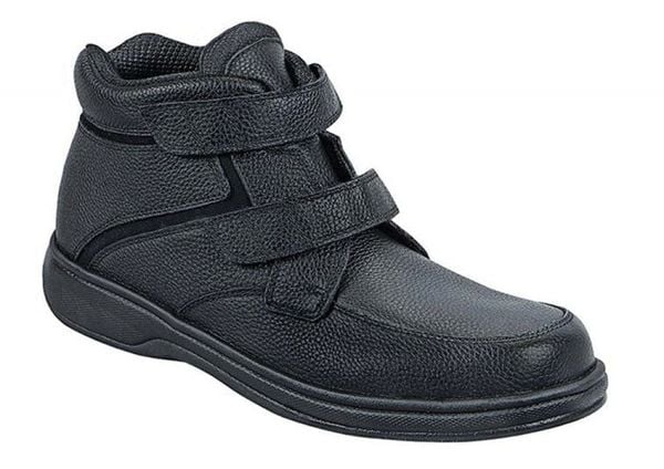 OrthoFeet Glacier Gorge Men's Boots - Black - Angle Main