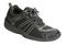 OrthoFeet Tahoe Tie Women's Sneakers Tie-Less - Black - Angle Main