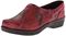 Klogs Mission - Leather Clog - Many Colors - Red Black Flower