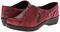 Klogs Mission - Leather Clog - Many Colors - Red Black Flower