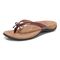 Vionic Bella - Women's Orthotic Thong Sandals - Port - Left angle