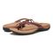 Vionic Bella - Women's Orthotic Thong Sandals - Port - pair left angle