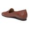 Vionic Willa Womens Sleek Leather Casual Slip On Moc - Brown Crinkle Nappa - Back angle