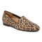 Vionic Willa Womens Sleek Leather Casual Slip On Moc - Toffee Leopard - Angle main