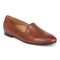 Vionic Willa Womens Sleek Leather Casual Slip On Moc - Brown Nappa Leather - Angle main