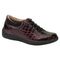 Drew Tulip - Women's Lace Oxford Shoe - Brown Croc