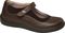 Drew Rose - Women's Mary Jane Velcro Strap Shoe - Brown Combo