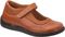 Drew Rose - Women's Mary Jane Velcro Strap Shoe - Tan