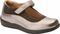 Drew Rose - Women's Mary Jane Velcro Strap Shoe - Pewter/Metallic