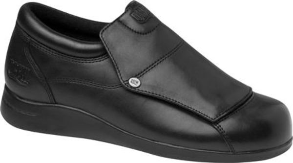 Drew Victoria - Women's Post Op Velcro Shoe - Black Calf