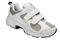 Drew Flash II V - Strap Closure - Women's Athletic Velcro Double Strap Shoe - Wht/Gry Cmb