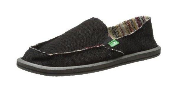 Sanuk Donna Hemp - Women\'s Flat - Black