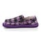 Sanuk Sleep Over - Girl's Slipper - Kid's Sizes - PBCH - Purple / Black Checks