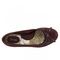 Softwalk Narina - Women's Comfort Ballet Flat - Merlot - top