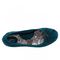 Softwalk Narina - Women's Comfort Ballet Flat - Teal Suede - top