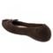 Softwalk Narina - Women's Comfort Ballet Flat - Dk Brown Sue - back34