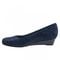 Trotters Lauren - Women's Dress Wedge - Navy 3d - inside