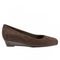 Trotters Lauren - Women's Dress Wedge - Brown 3d - outside