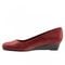 Trotters Lauren - Women's Dress Wedge - Dk Red Sd Pt - inside