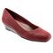 Trotters Lauren - Women's Dress Wedge - Dk Red Sd Pt - main