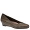 Trotters Lauren - Women's Dress Wedge - Brown Sde Pt