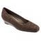 Trotters Lauren - Women's Dress Wedge - Brown 3d - main