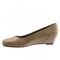 Trotters Lauren - Women's Dress Wedge - Taupe Sde Pt - inside