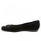 Trotters Sizzle Signature - Women's Flat - Black Suede - inside