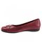 Trotters Sizzle Signature - Women's Flat - Dk Red Pat S - inside