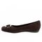 Trotters Sizzle Signature - Women's Flat - Dk Brown Sde - inside