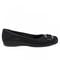 Trotters Sizzle Signature - Women's Flat - Black Pat Su - outside