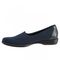 Trotters Jake - Women's Casual Slip-on Shoe - Navy Combo - inside