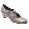 Trotters Jamie - Women's Cross-Strap Pump - Soft Pewter - main