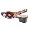 Trotters Dea - Women's Adjutable Dress Shoes - Wash Floral - back34