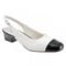 Trotters Dea - Women's Adjutable Dress Shoes - Wht/blk Snak - main