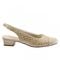 Trotters Dea - Women's Adjutable Dress Shoes - Taupe Croc - outside