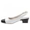 Trotters Dea - Women's Adjutable Dress Shoes - Wht/blk Snak - inside