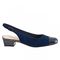 Trotters Dea - Navy Suede - outside