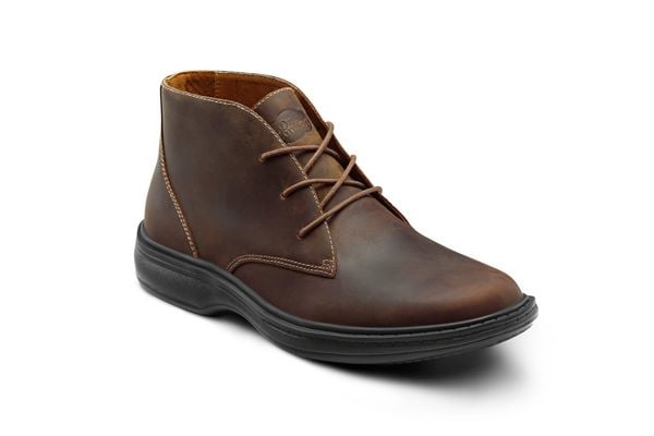 Dr. Comfort Ruk Men's Dress Shoe - Brown - main