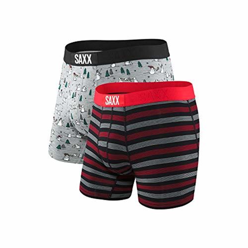 SAXX Vibe 2-Pack Men's Comfort Underwear - Boxer - Snowball Fight