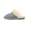 Bearpaw Effie - Women's Sheepskin Slipper - 1674W  340 - Blue Fog - Side View