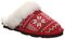 Bearpaw Effie - Women's Sheepskin Slipper - 1674W - Red