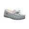 Bearpaw Mindy - Women's Warm Moccasin Slippers  340 - Blue Fog - Profile View