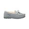 Bearpaw Mindy - Women's Warm Moccasin Slippers  340 - Blue Fog - Side View